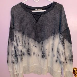 Soft Blue & White American Eagle Sweater